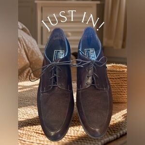 NICE!! Women's Munro Verona Brown Leather/Brown Fabric Lace up Shoes 9.5M USA